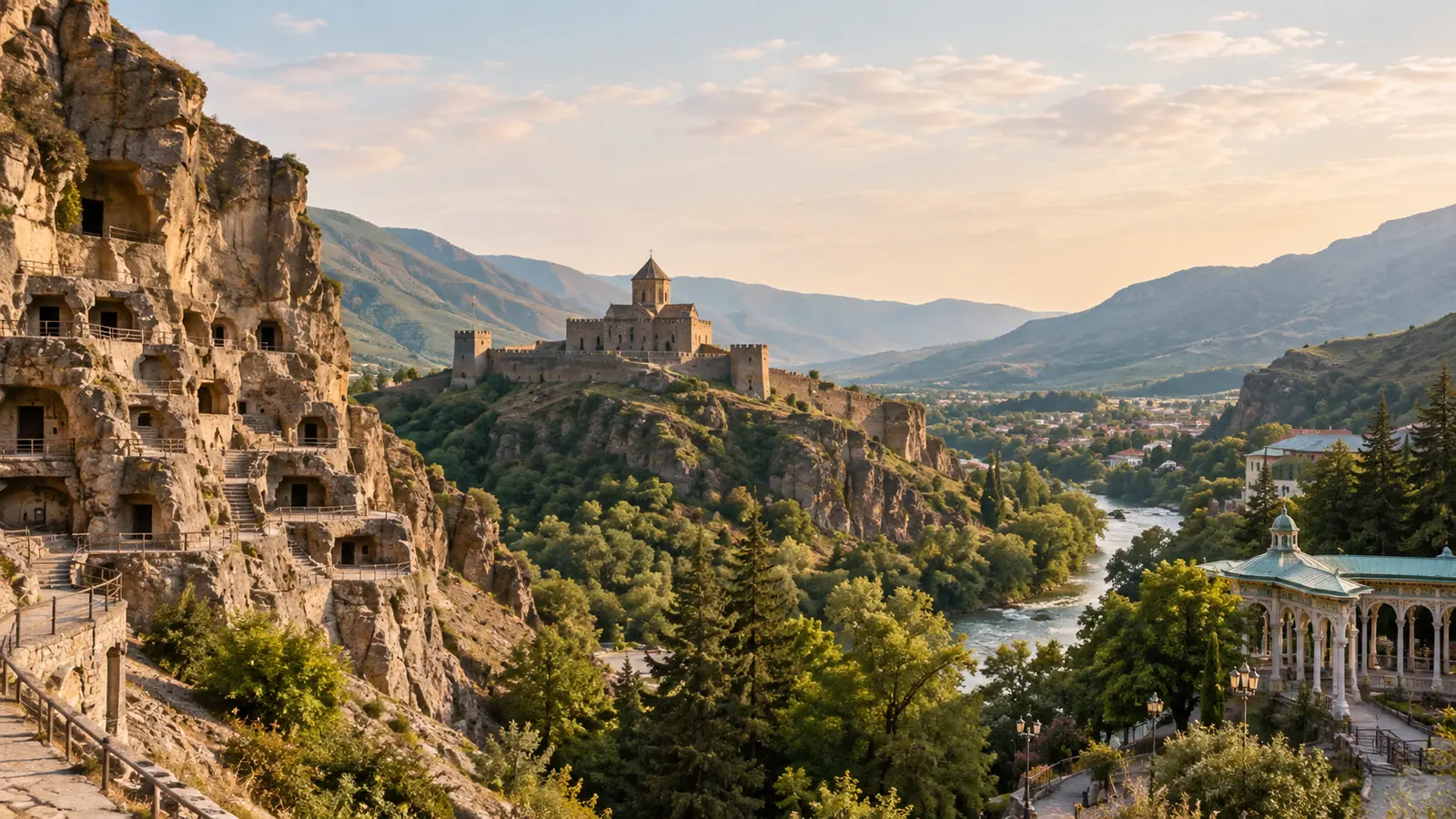 Vardzia, Rabati, and Borjomi Tour from Tbilisi