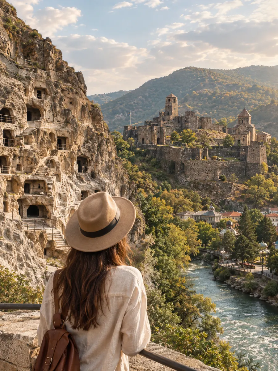 View at Vardzia, Rabati, and Borjomi Tour from Tbilisi